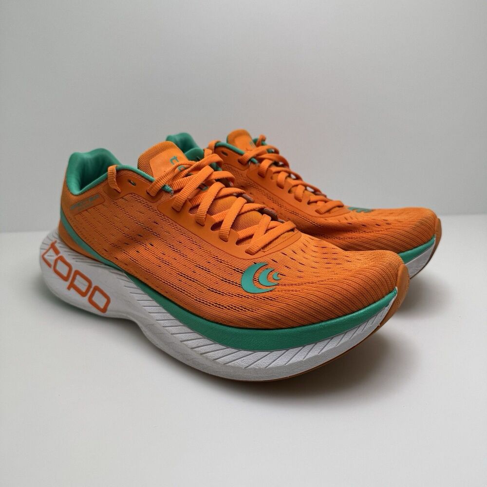 Topo Athletic Specter Orange Seafoam Running Shoes Sneakers Women’s Size 9